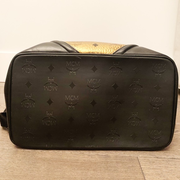 Authentic MCM Gold Tone Backpack - Picture 2 of 8